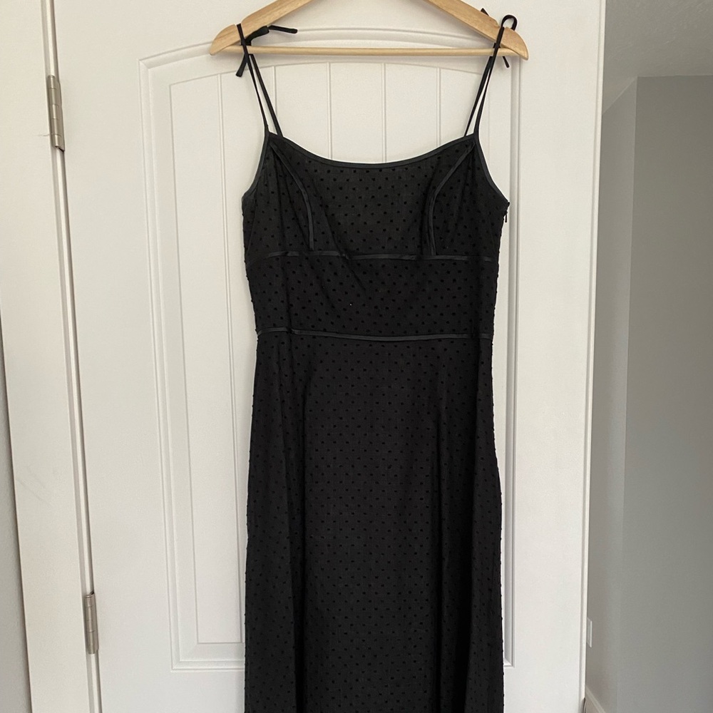 SISTERS Swiss Dot Midi Cocktail Dress Sz 6